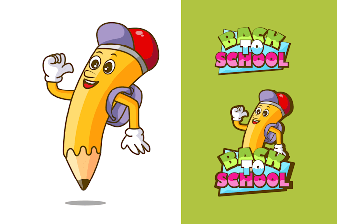 create character, cute, animal, food and cartoon mascot vector