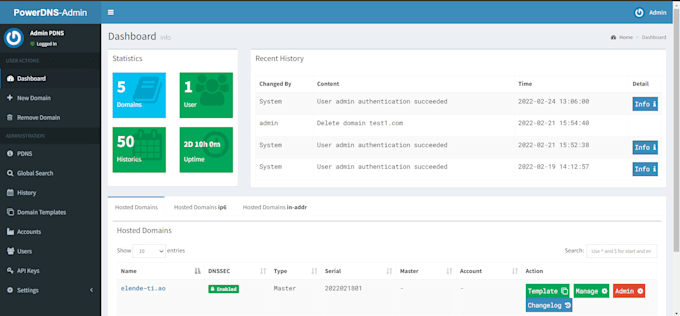 setup dns, dnssec server use powerdns, unbound, bind9