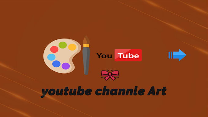 make you a stylish youtube channle art
