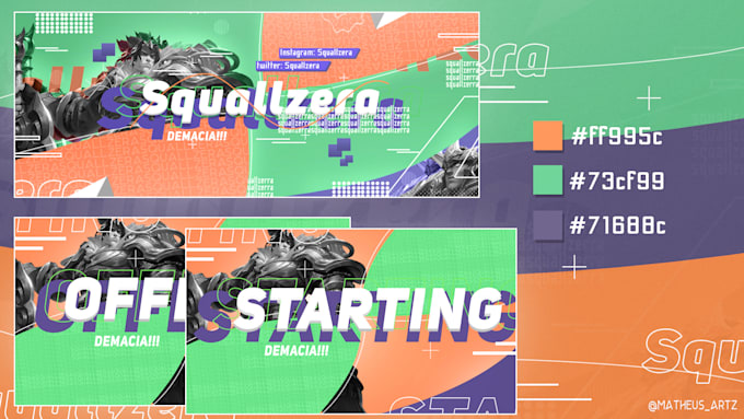 make gaming full stream overlay and panels