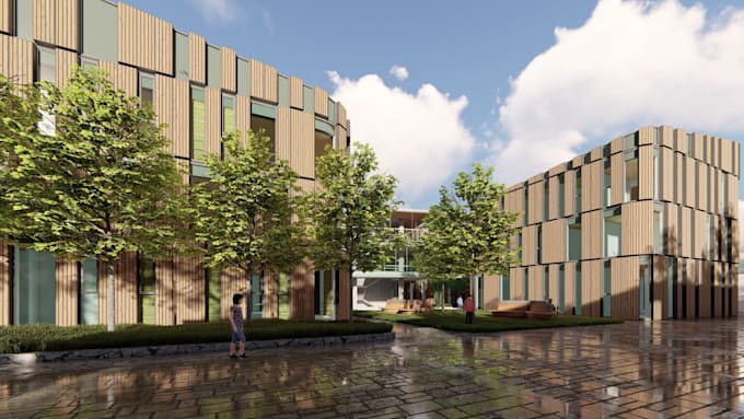 rush and fast architectural rendering