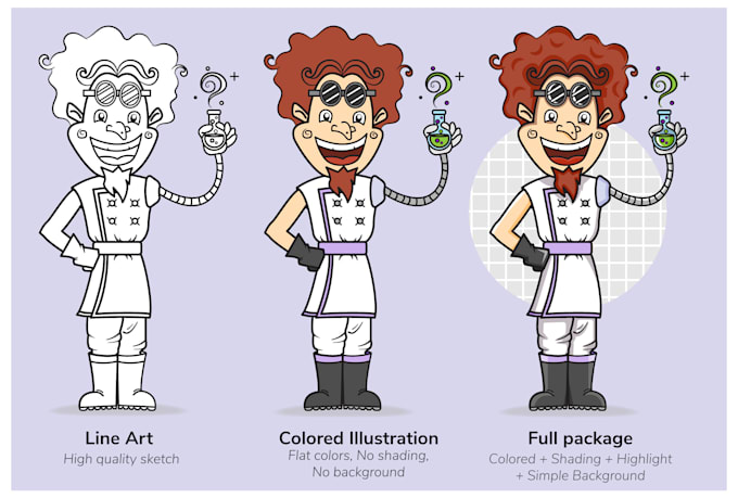draw cute cartoon illustrations for children