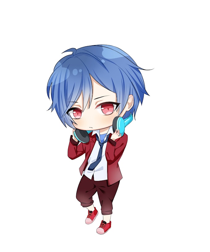 draw cute anime cbibi for you