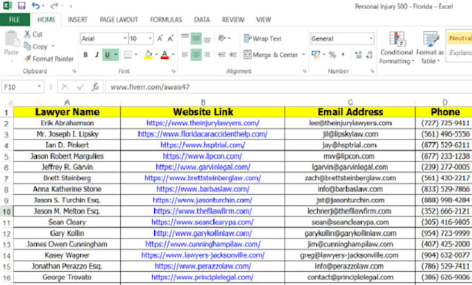 find email address of CEO, cfo, owner contact list