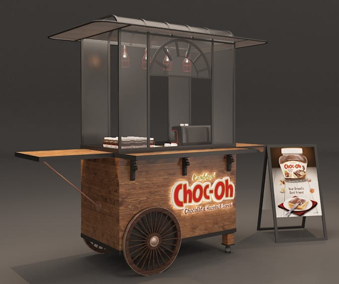design advertising float, truck, van, cart, and, others