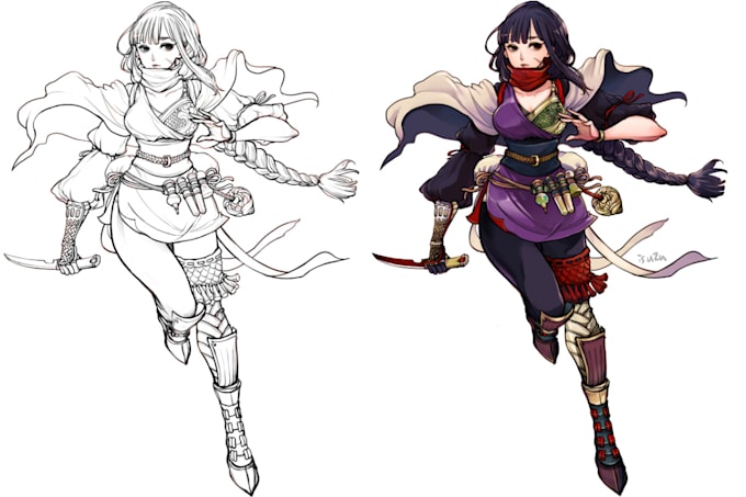 draw custom character illustrations