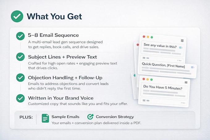 build lead generation email sequences that book calls and get replies