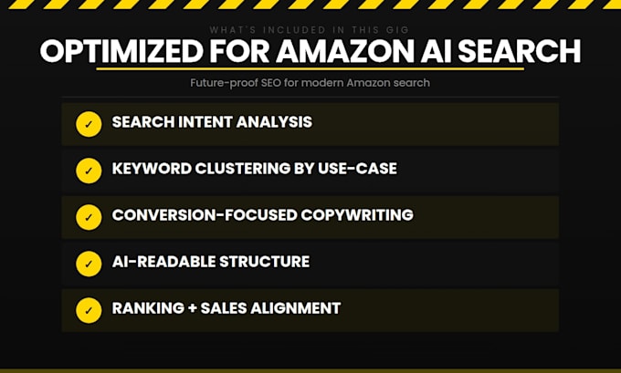 create and optimize amazon listing SEO for ai search rufus