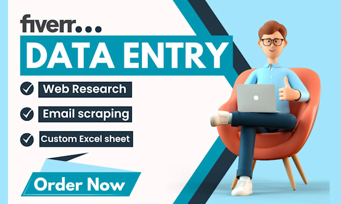 do excel data entry, web scraping, mining, email lists , lead generation