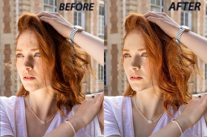 do retouch model high quality professional