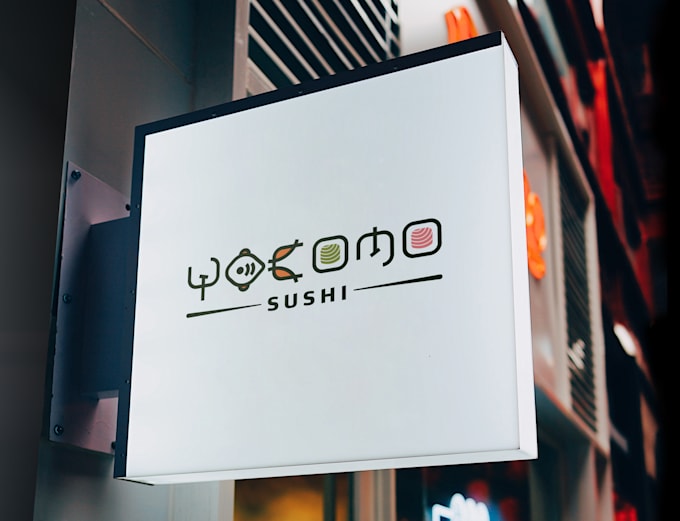 do sushi logo design unique modern professional branding