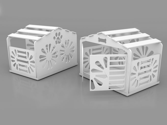 create 3d animation video assembling furniture and interior