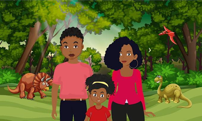 illustrate african american children storybooks