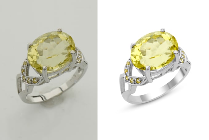 do jewelry retouch amazon product photo editing or resizing
