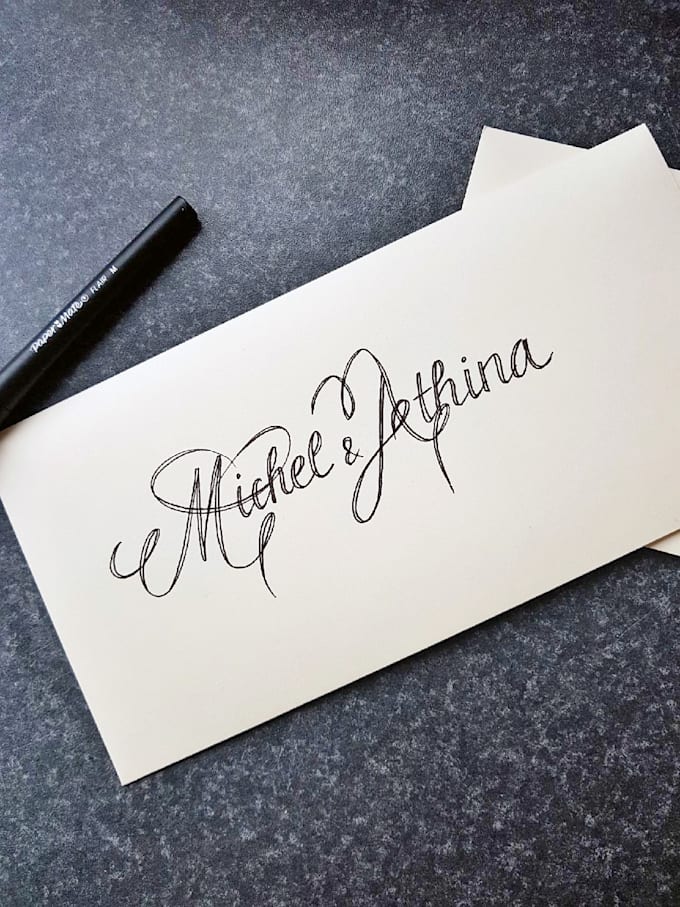 beautifully handwrite your love letters, tattoos, wedding stationery