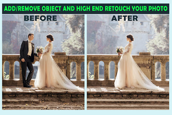 add or remove objects, person, and retouch your photo