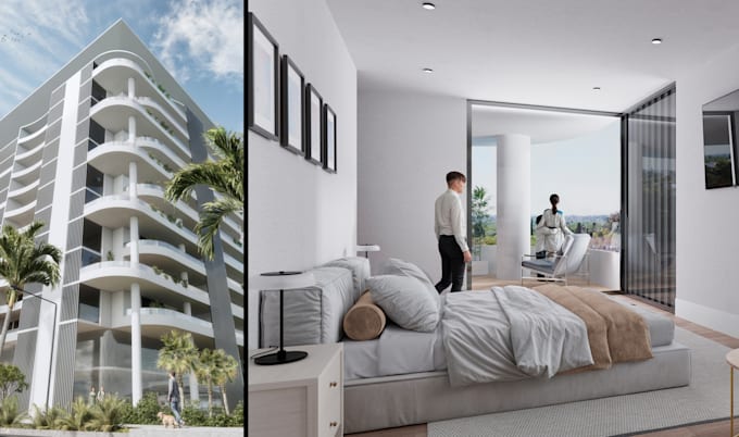 create photorealistic architectural 3d renders