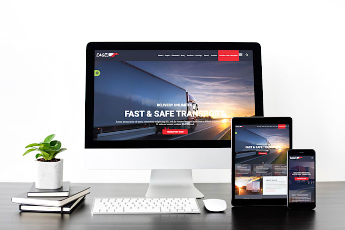build a logistics website, trucking, dispatch, cargo website
