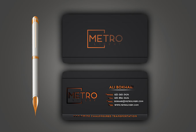 do modern, unique business card design