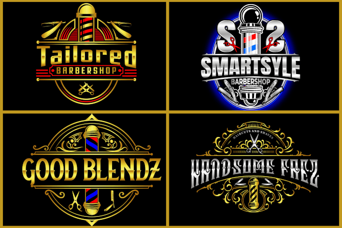 design unique barber and beauty saloon logo