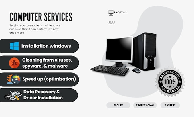 provide remote IT support, windows troubleshooting and computer repair