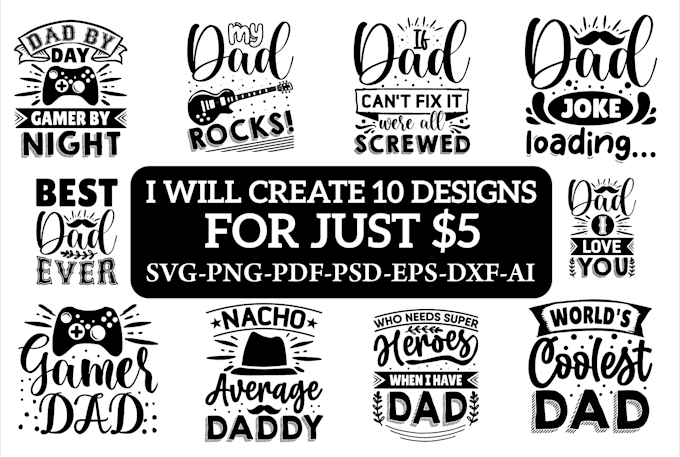 provide creative, svg, cut files, png, pdf, design bundle