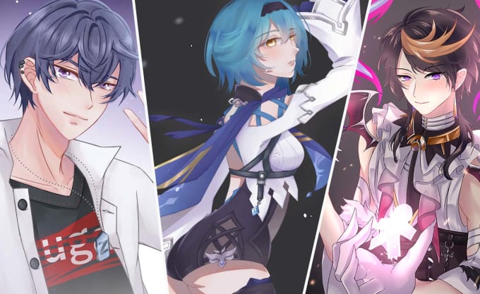 draw illustration sfw or nsfw in anime style