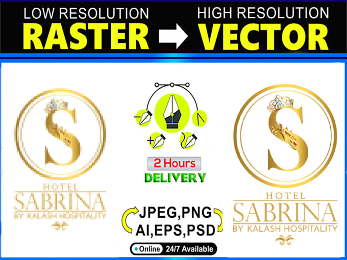 convert image or sketch to clean vector line art, svg for cricut