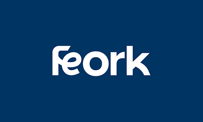 design text based minimalist wordmark and lettermark logo