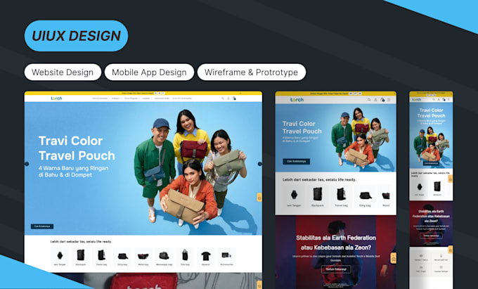 design ecommerce website UI UX