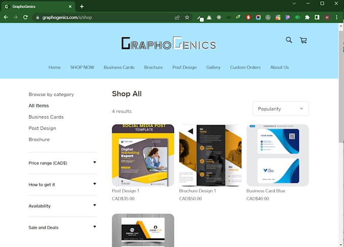 build a square online store