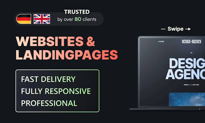 build a modern and responsive framer website or landingpage
