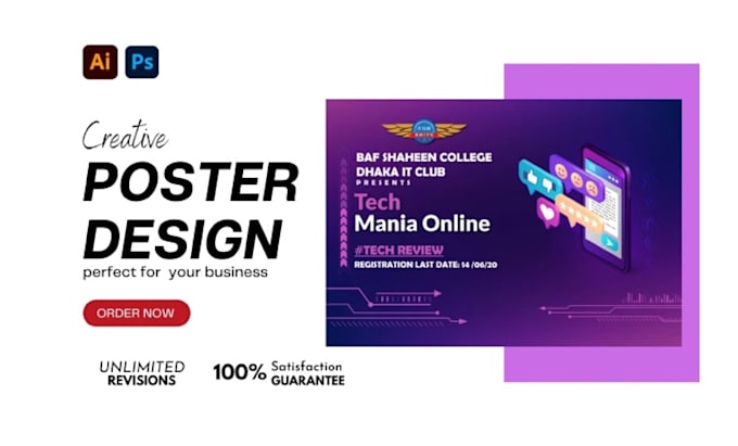do any graphic designing tasks for you professionally