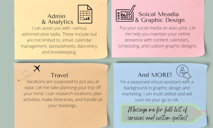 be your graphic design virtual assistant