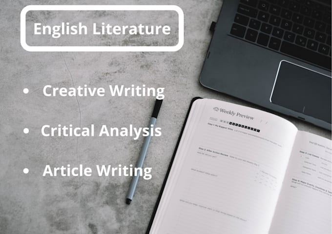 do literary analysis and articles of english literature