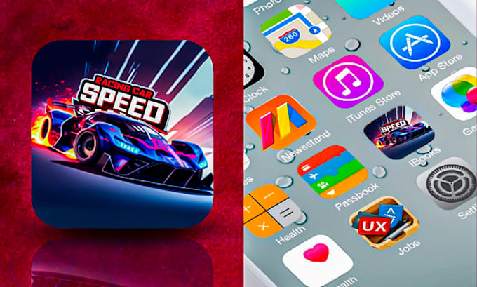 design icon game super quality 3d  for android, ios game ,icon app game