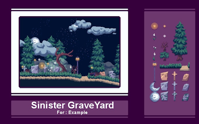 make pixel art style tile map for your game