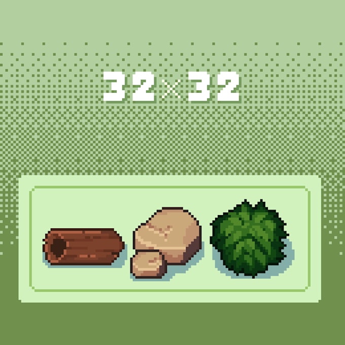 create pixel art items for your game
