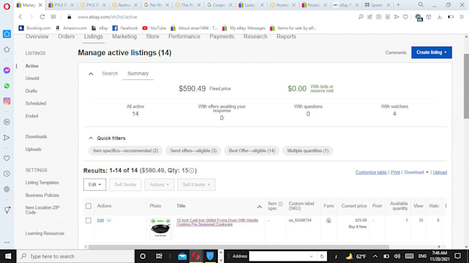 be your expert  ebay virtual assistant