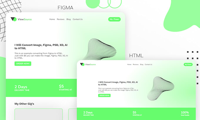 convert figma to html, image to html, etc