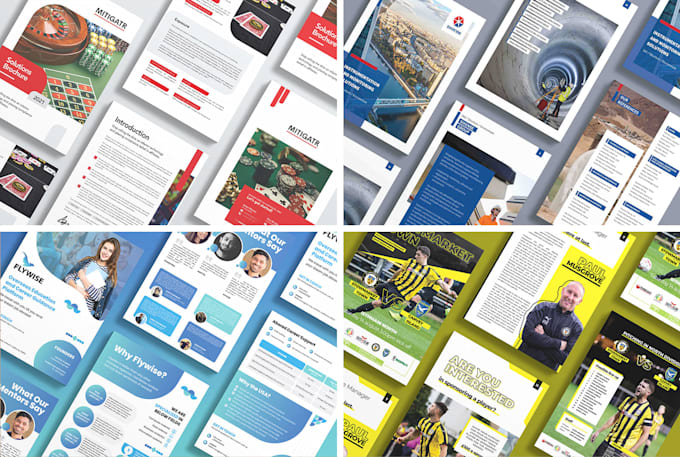 design brochure, company profile, magazine, catalog, booklet
