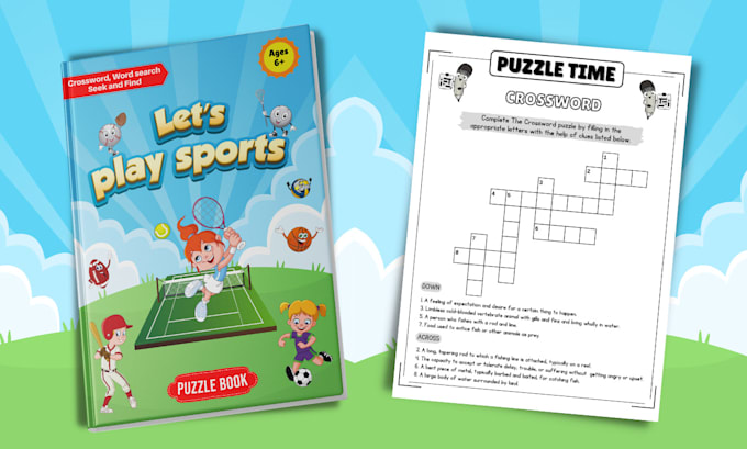 create custom crossword puzzle book for amazon KDP