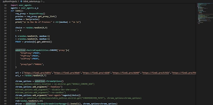 Code python program or script by Kerem2894 | Fiverr