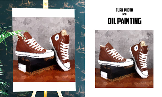 Turn your photo into a realistic oil painting by Shamimpt | Fiverr