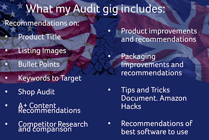audit and revolutionise your amazon product page