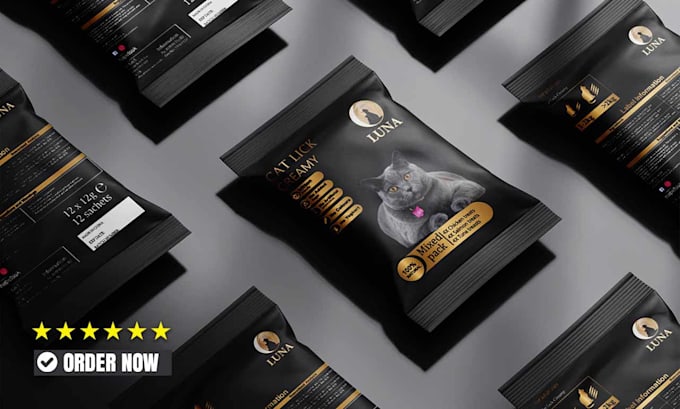 design premium product packaging label pouch for your brand