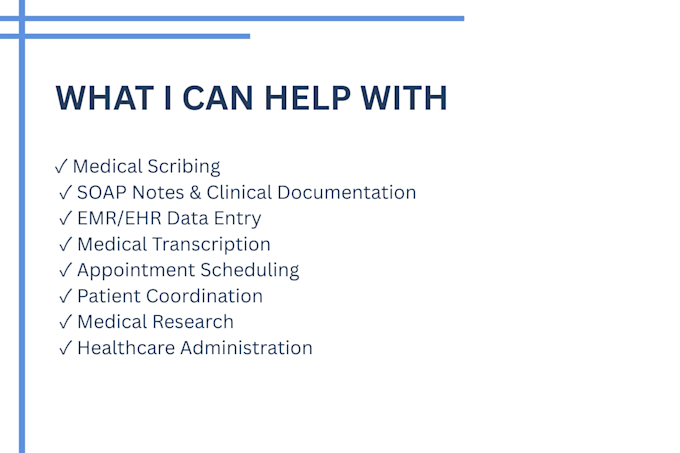 be your virtual medical assistant and scribe