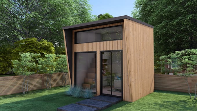 design high end tiny house adu or glamping pod with sips