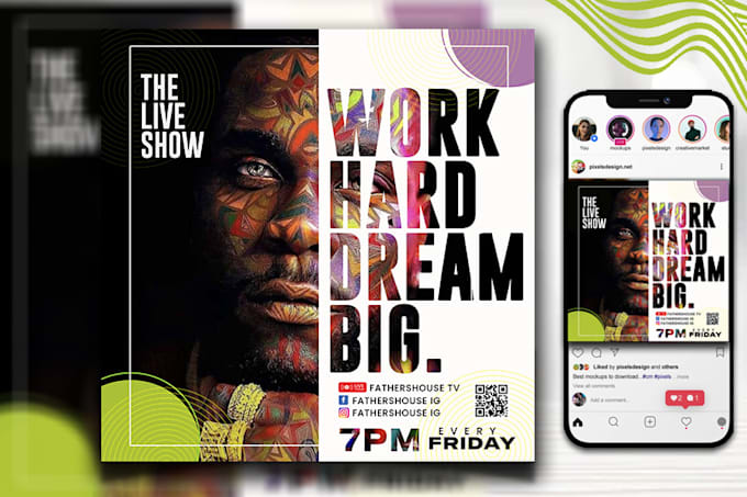 create unique social media flyer within 4 hours
