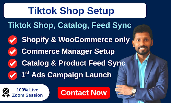 setup tiktok pixel, shop, catalog, ads account for shopify
